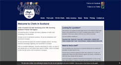 Desktop Screenshot of chefsinscotland.co.uk